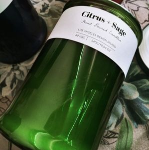 EAST WEST ARTISAN SCENTED CANDLE CITRUS + SAGE 80 HRS _ 19.04 OZ